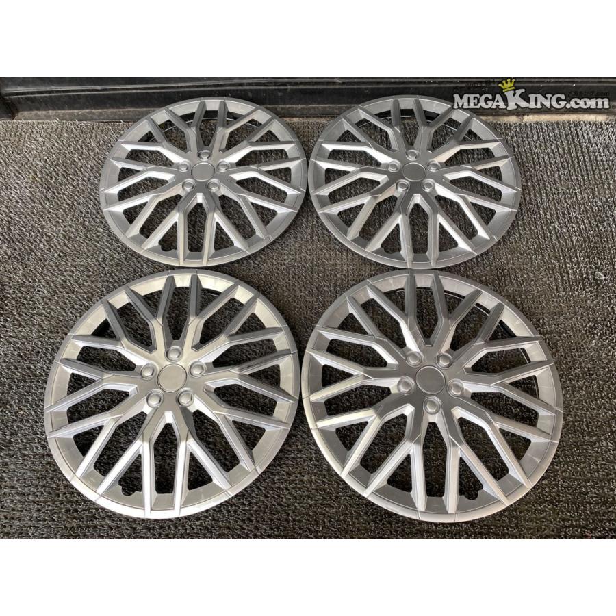 EVO ホイールカバー ホイールキャップ 15インチ シルバー系 4枚セット