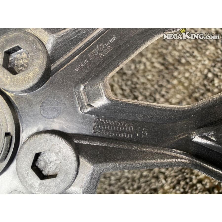 EVO ホイールカバー ホイールキャップ 15インチ シルバー系 4枚セット