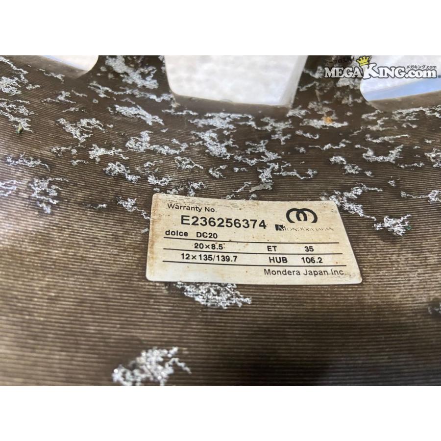 Mondera モンデラ dolce ドルチェ DC20 20インチホイール 8.5J+35 6穴