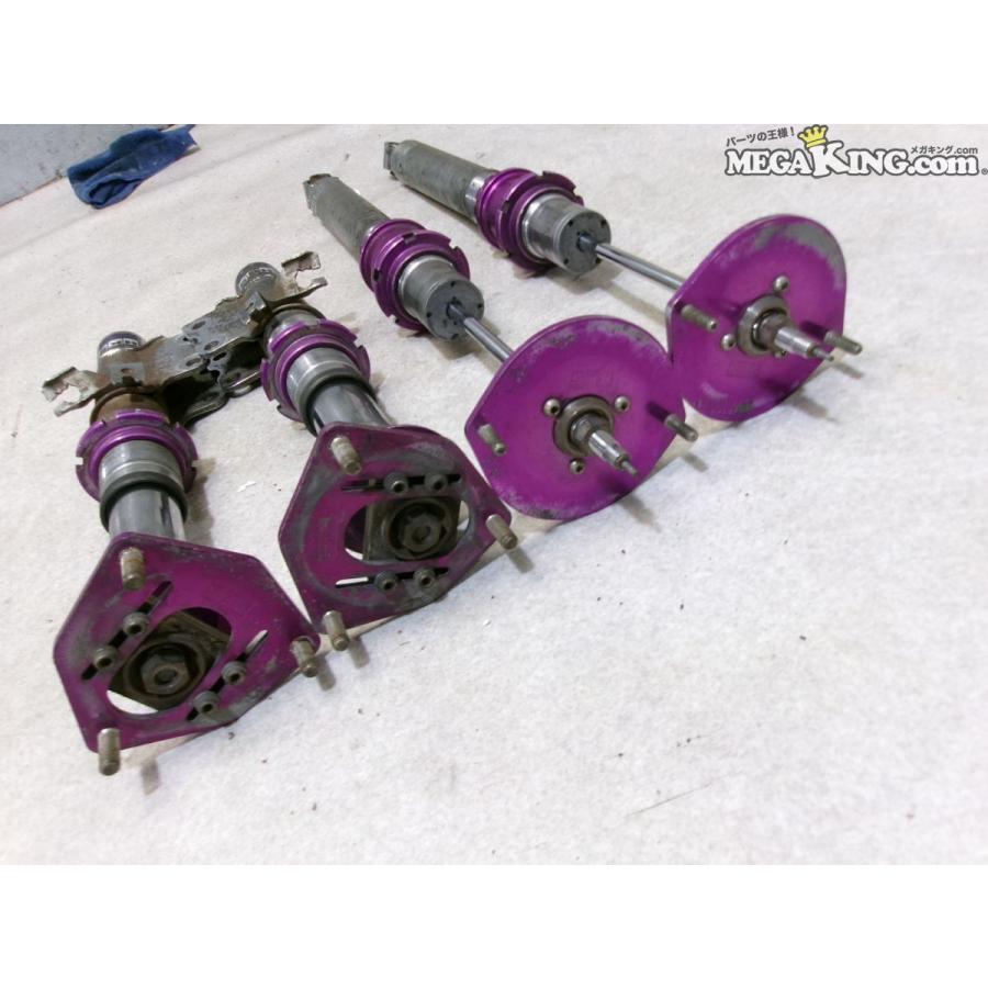 S14 シルビア HKS ネジ式 車高調 減衰調整 4本 S15 等 / KS10-026