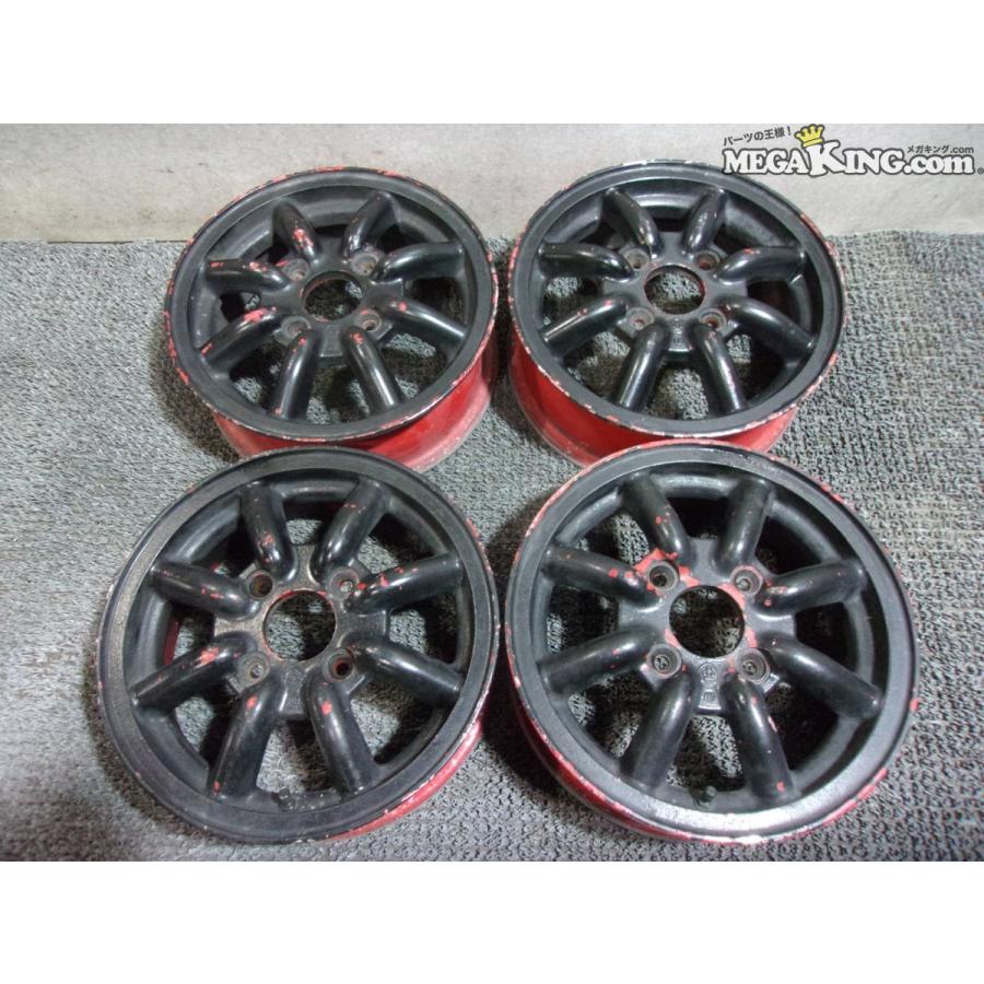 ★希少★WATANABE ワタナベ RB 13インチホイール 4.5J+34 4穴 PCD110 8スポーク 旧車 4本 / KT2-2001 | 