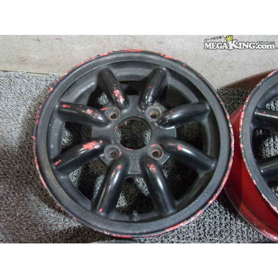 ★希少★WATANABE ワタナベ RB 13インチホイール 4.5J+34 4穴 PCD110 8スポーク 旧車 4本 / KT2-2001 |  | 01