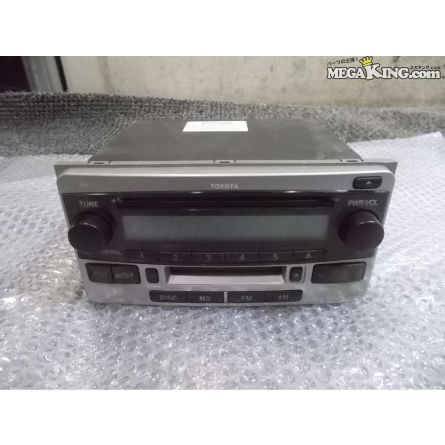 トヨタ 純正 ノーマル CD MD デッキ プレーヤー オーディオ 86120 