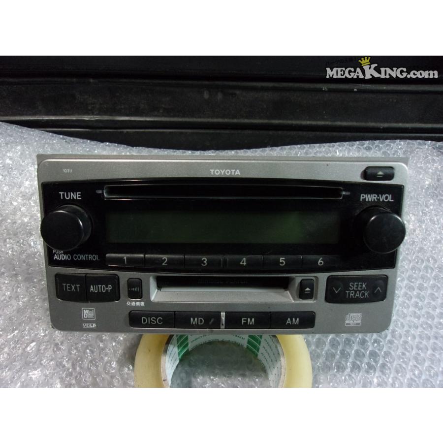 トヨタ純正ＣＤ ＭＤデッキ トヨタ 純正 ノーマル CD MD デッキ プレーヤー オーディオ 86120