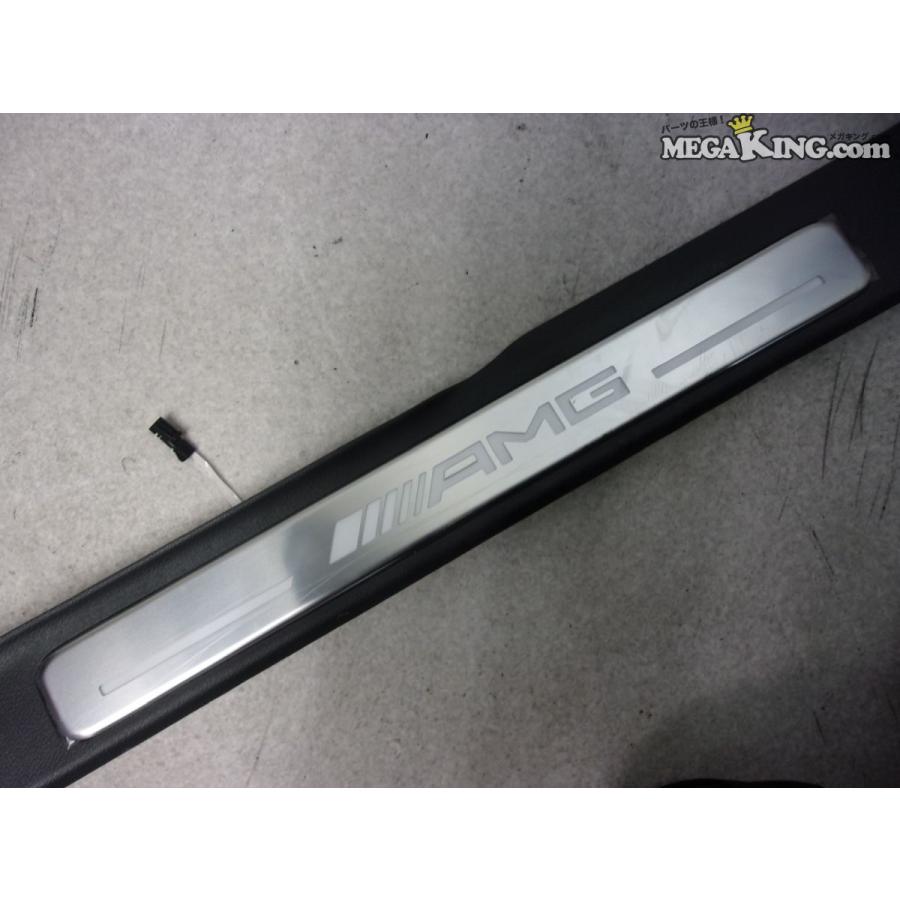 ベンツ W463A G63 Gクラス メーカー不明 スカッフプレート イルミ付き