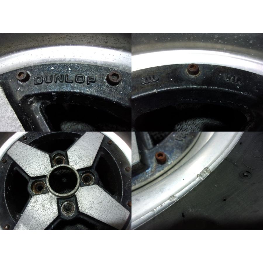 旧車ホイール DUNLOP TE-E 14インチ 4本 6J4HPCD114.3+15 当時物 希少