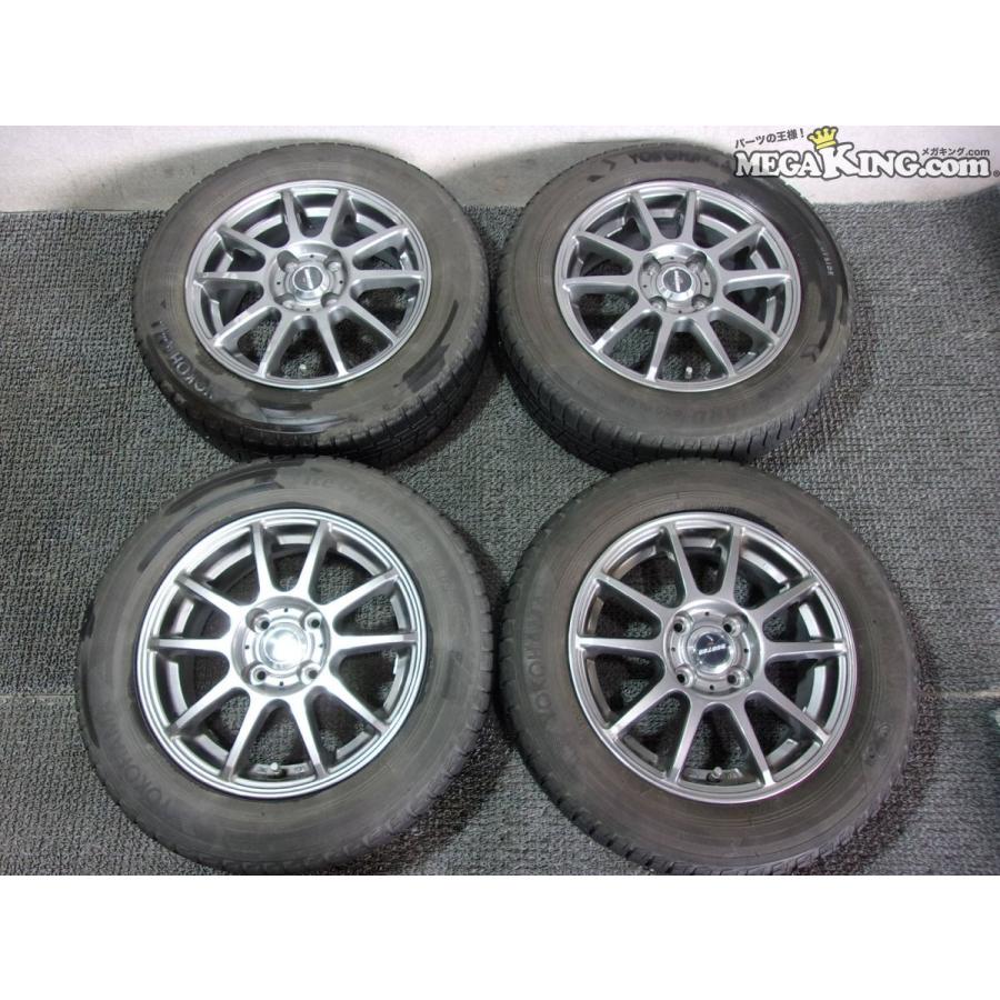 BUSTER ROG 14インチホイール 5.5J+38 4穴 PCD100 スタッドレス
