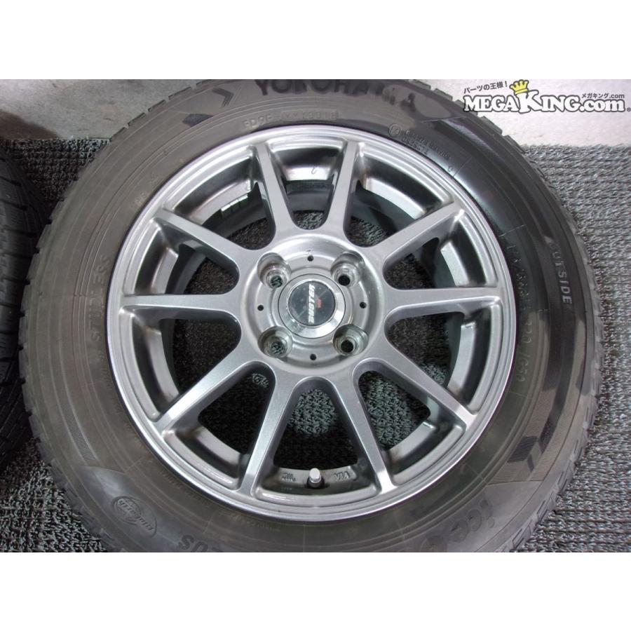 BUSTER ROG 14インチホイール 5.5J+38 4穴 PCD100 スタッドレス
