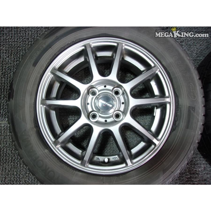 BUSTER ROG 14インチホイール 5.5J+38 4穴 PCD100 スタッドレス
