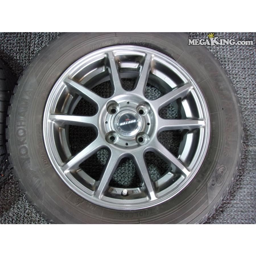BUSTER ROG 14インチホイール 5.5J+38 4穴 PCD100 スタッドレス