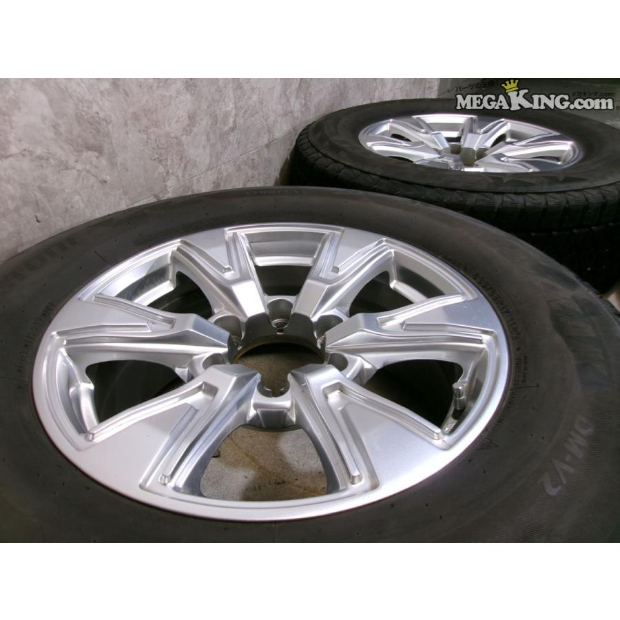 【BS BLIZZAK DM-V2 265/65R17】スタッドレス【社外ホイール 17インチ 7.5J6HPCD139.7+30】バリ溝 ランクルプラド サーフ等　(VTP194) クレジットカード QR決済可能 社外 17インチホイール 7.5J+25 6穴 PCD139.7 スタッドレス BLIZZAK DM