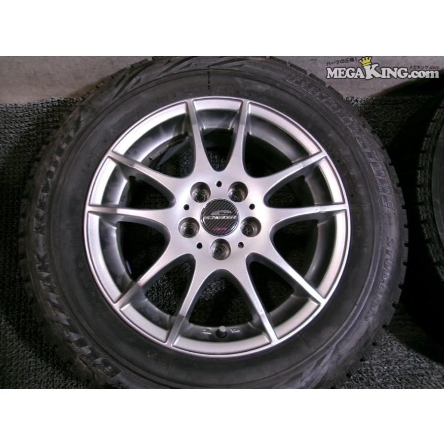 A-TECH SCHNEIDER 15インチ　スタッドレスタイヤ付き A-TECH SCHNEIDER 15インチホイール 6J+45 5穴 PCD100 スタッドレス