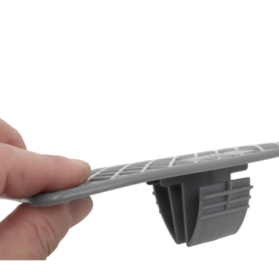 側溝ダートカバー 50枚入 30ｍｍ〜50ｍｍ穴対応 溝蓋キャップ 溝フタカバー 溝蓋 側溝蓋 送料無料 |  | 04