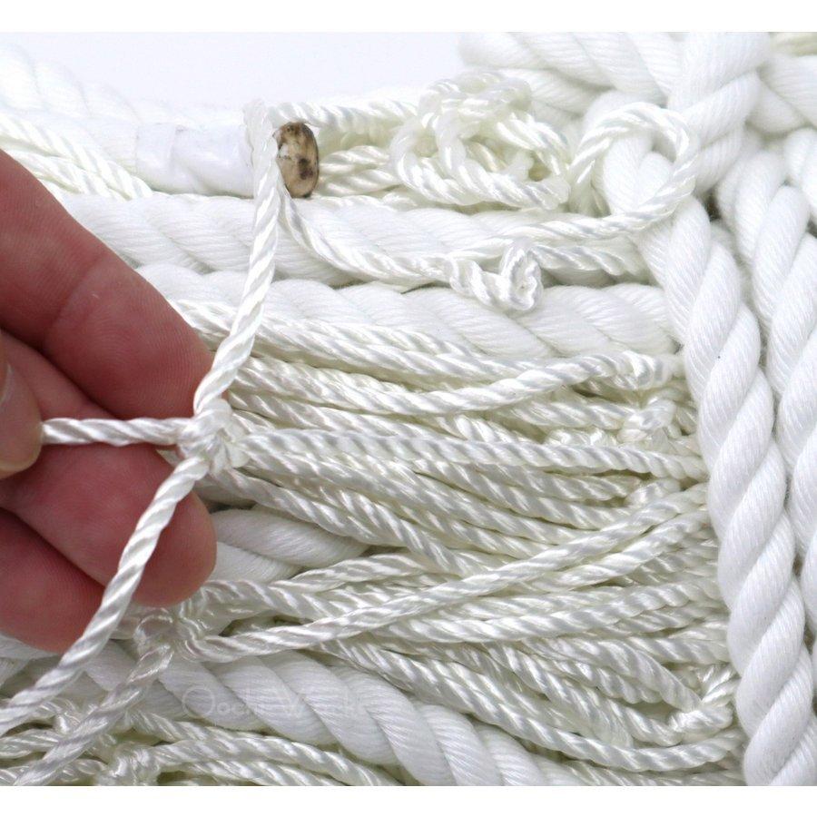 安全ネット 5ｍ×5ｍ 100ｍｍ目 線径3.7ｍｍ 落下防止ネット 白 養生ネット 多目的ネット 送料無料 爆買 |  | 03