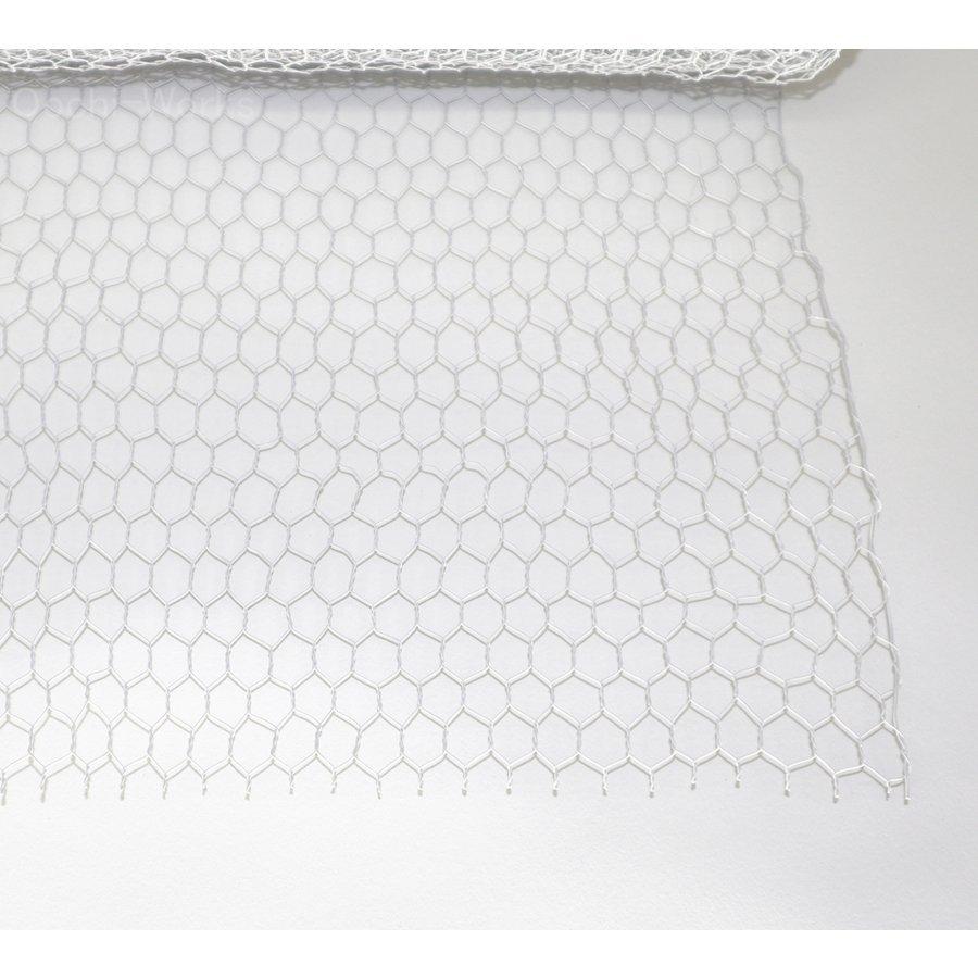 白ビニール亀甲金網 #25×10mm×910×25M 園芸用金網 防獣用金網 送料無料 爆買 |  | 02