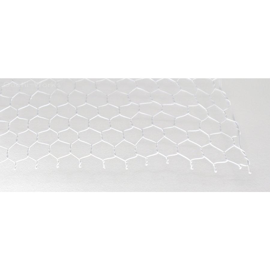 白ビニール亀甲金網 #25×10mm×910×25M 園芸用金網 防獣用金網 送料無料 爆買 |  | 03