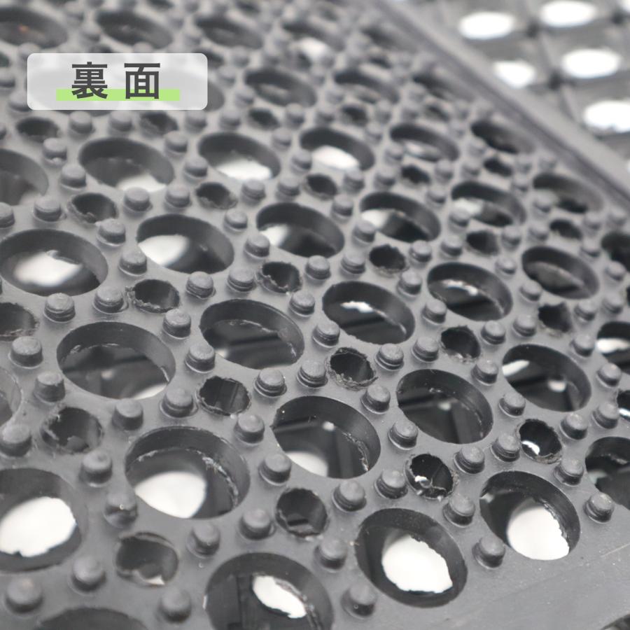 すべり止めマット 有孔ラバーマット 900×600mm ゴムマット 玄関