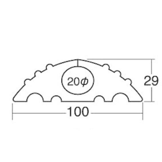 (未使用･未開封品)　コードプロテクター 20Φ×10ｍ ケーブルガード 配線ガード 0pbj0lf Amazon.co.jp: コードプロテクター 20Φ×10m ケーブルガード
