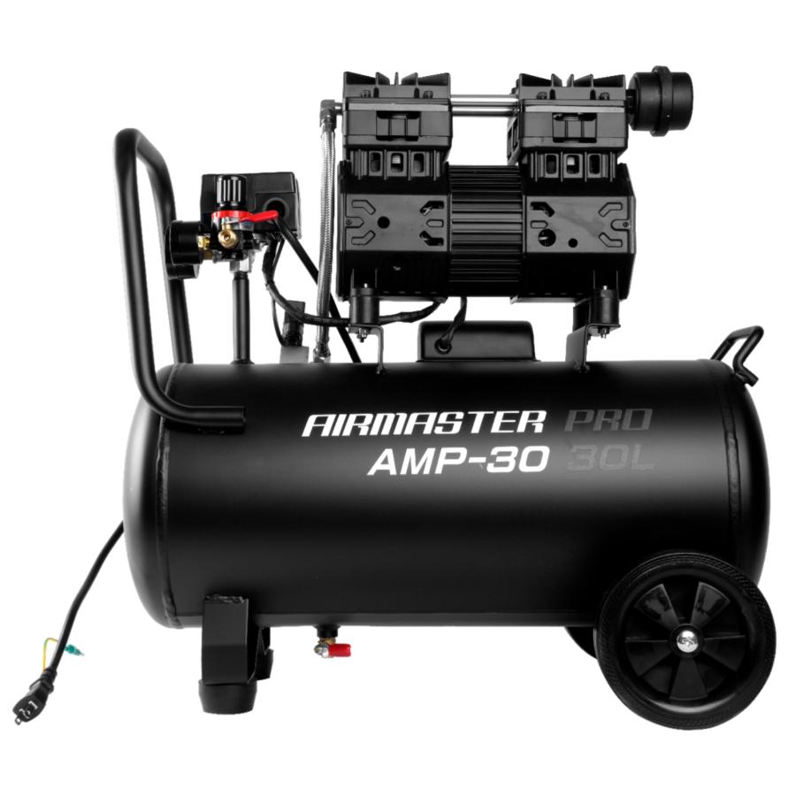 静音オイルレスコンプレッサー 30L AMP-30 エアーツール2点セット