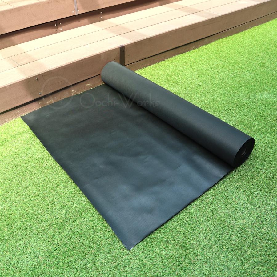 不織布防草シート 1×30m 厚手150g/m2 UV剤入り 高密度 高耐久 透水性