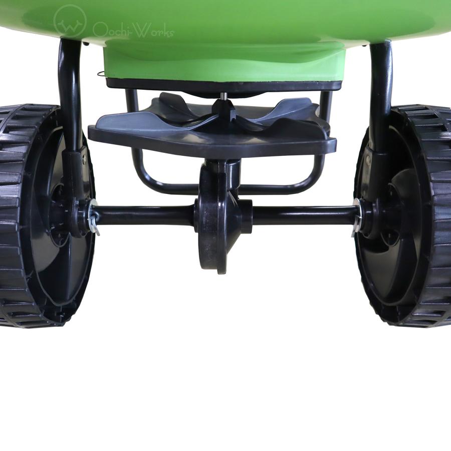 手押し式散布機 27L TC2027 肥料散布機 融雪剤 塩カル 種まき : MEGA