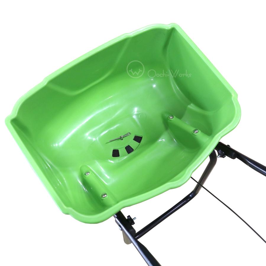 手押し式散布機 27L TC2027 肥料散布機 融雪剤 塩カル 種まき : MEGA