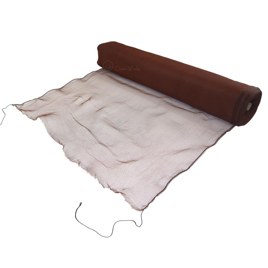 防風ネット 1ｍ×50m 4mm目 ブラウン 防風網 風よけネット 防塵ネット 農業ネット |  | 01