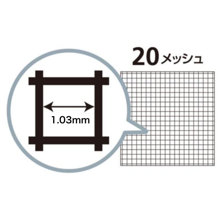 網戸用防虫ネット ＃20 145cm×30ｍ グレー 網戸張替え ダイオネットＰ | イノベックス | 01