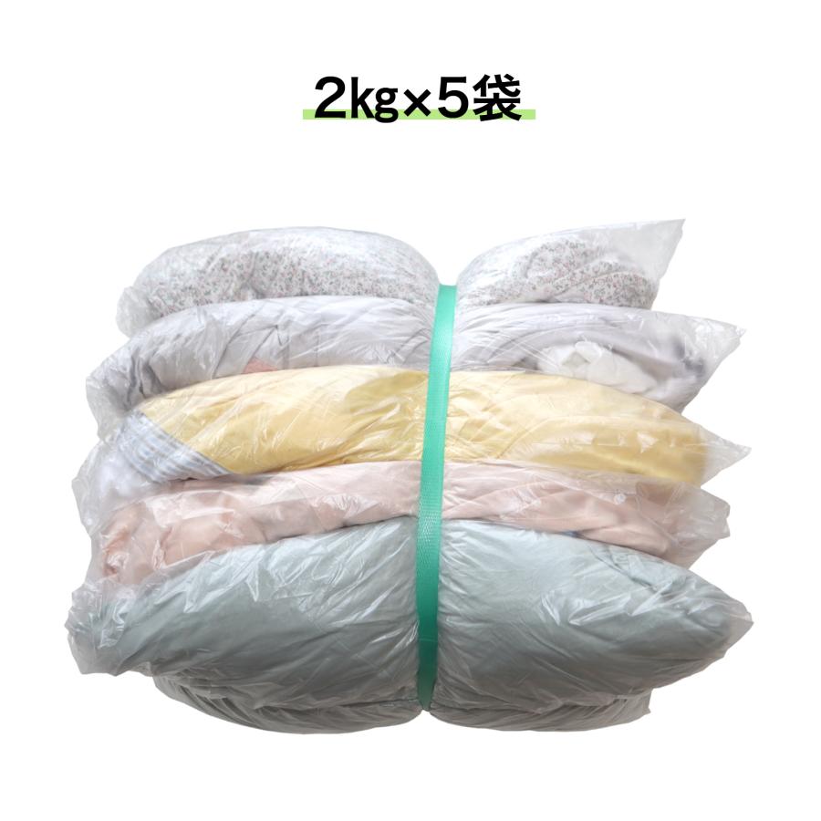 色メリヤスウエス 2kg×5袋 10kg 淡色 リサイクル生地 メリヤスウエス |  | 01