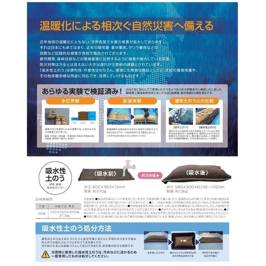 吸水土のう 10枚入り 災害備蓄用土のう 送料無料 水で膨らむ土嚢袋 |  | 04