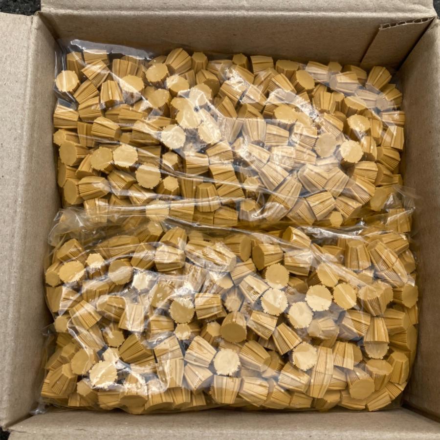 コンパネ詰栓 中 六角 R 2000個入 送料無料 | アラオ | 02