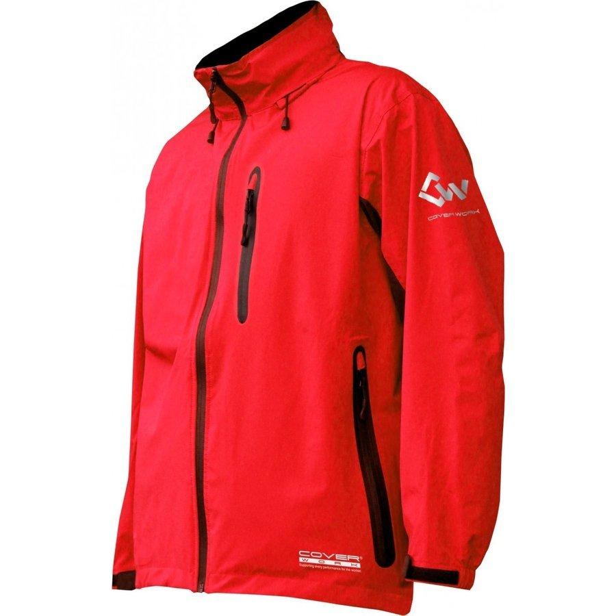 アクロスレイン レッド 上下セット ストレッチレインウェア ＡＧ-8000　送料無料 |  | 03