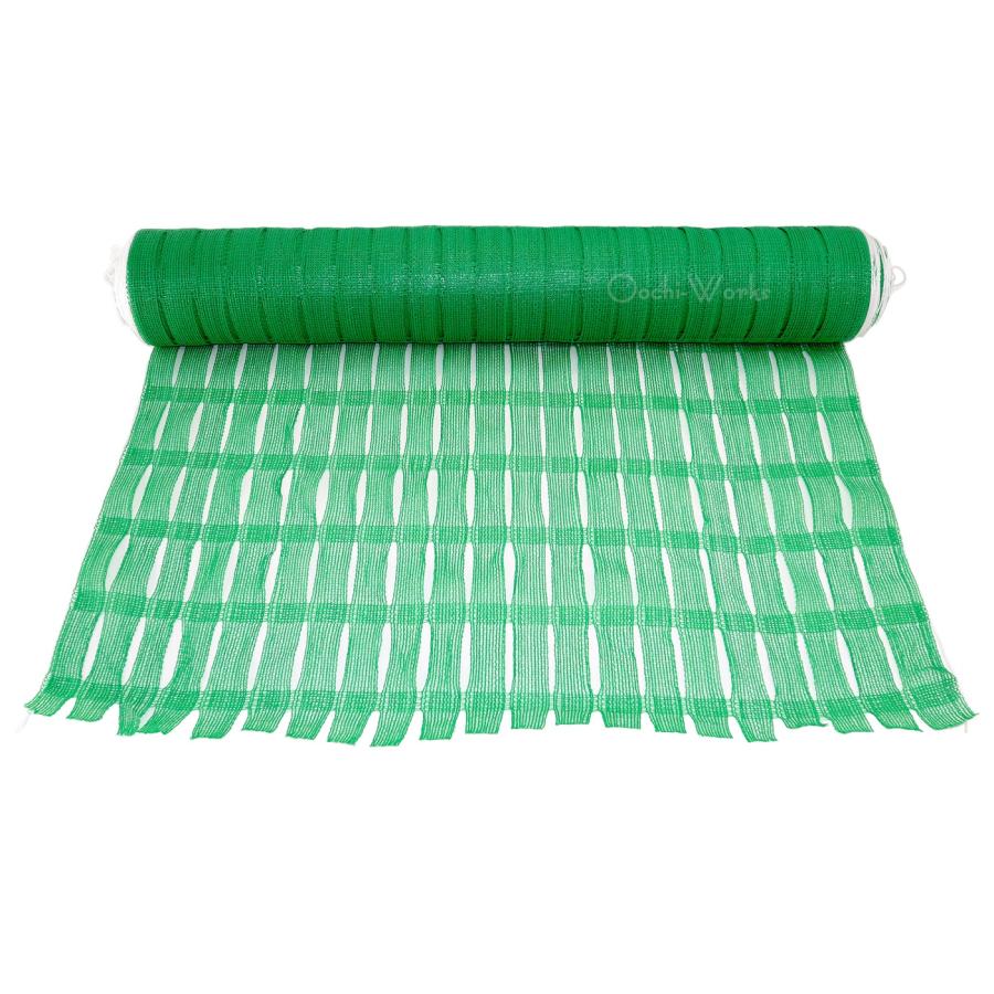 フェンスネット グリーン 1ｍ×50ｍ グリーンネット 仮設フェンス 防塵ネット 安全ネット ネットフェンス 送料無料 | 