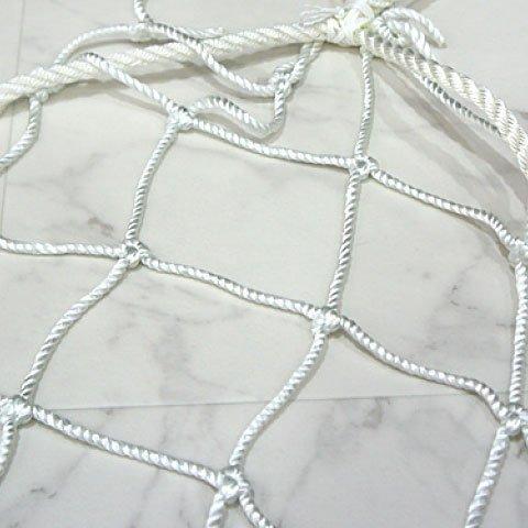 安全ネット 3.6m×3.6m 100mm目 白 線径3.7ｍｍ 養生ネット 落下防止ネット 送料無料 多目的ネット |  | 02