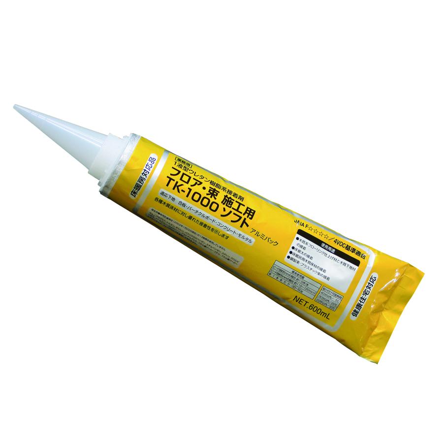東郊産業 TK1000ソフト アルミパック 12本入 ウレタン樹脂系ボンド 法人様送料無料 個人様別途送料 | 東郊産業