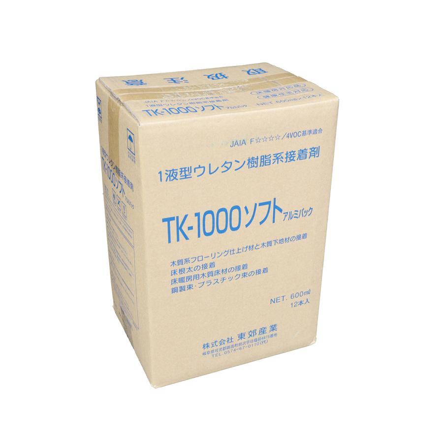 東郊産業 TK1000ソフト アルミパック 12本入 ウレタン樹脂系ボンド 法人様送料無料 個人様別途送料 | 東郊産業 | 02