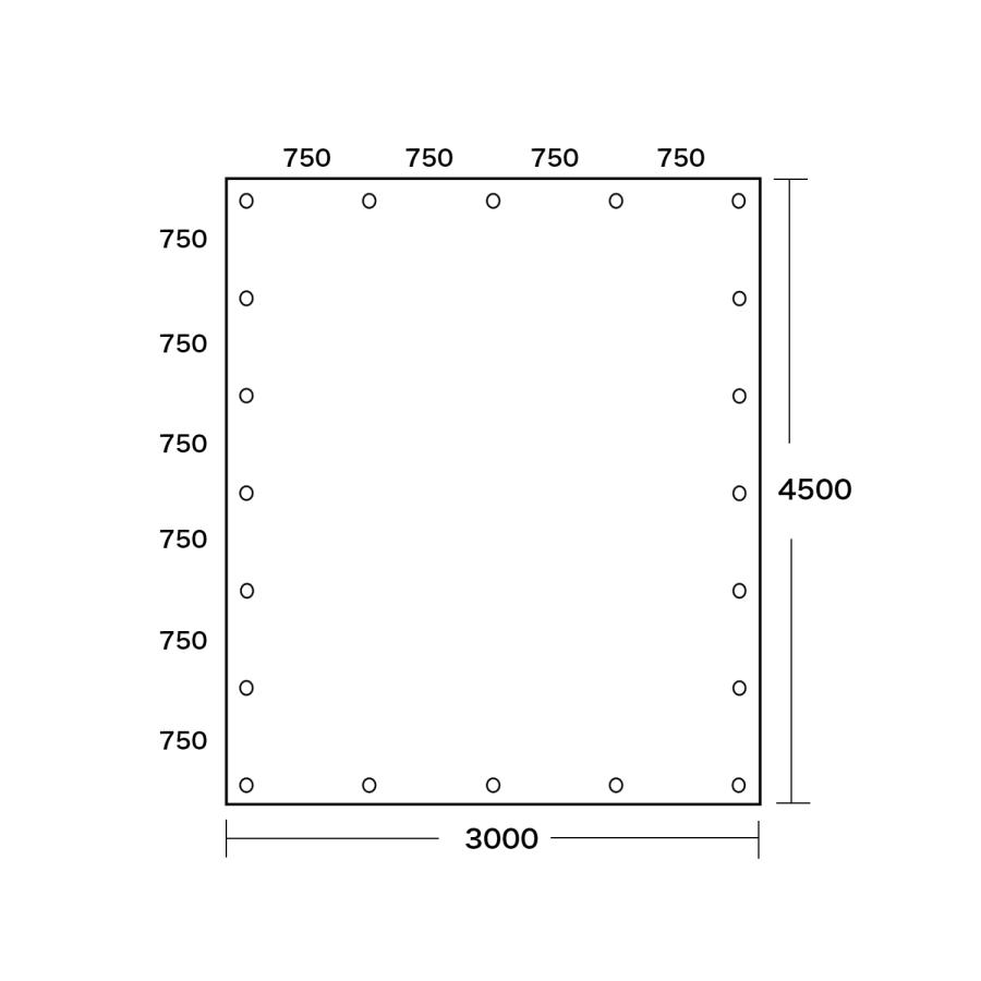 トラックネット 3.0m×4.5m ブラック 170g/m2 厚手 アームロールコンテナ 産廃用ネット コンテナ用ネット |  | 03