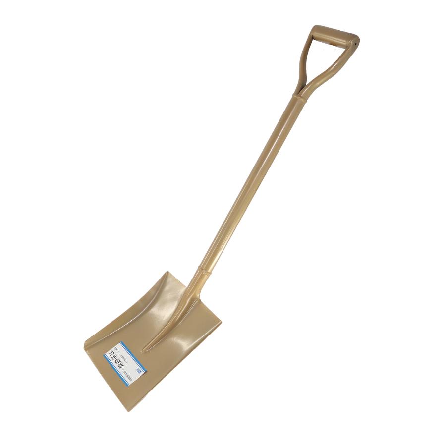 パイプショベル 角型 ゴールド スチールスコップ 角スコ 送料無料 スチール製スコップ | 