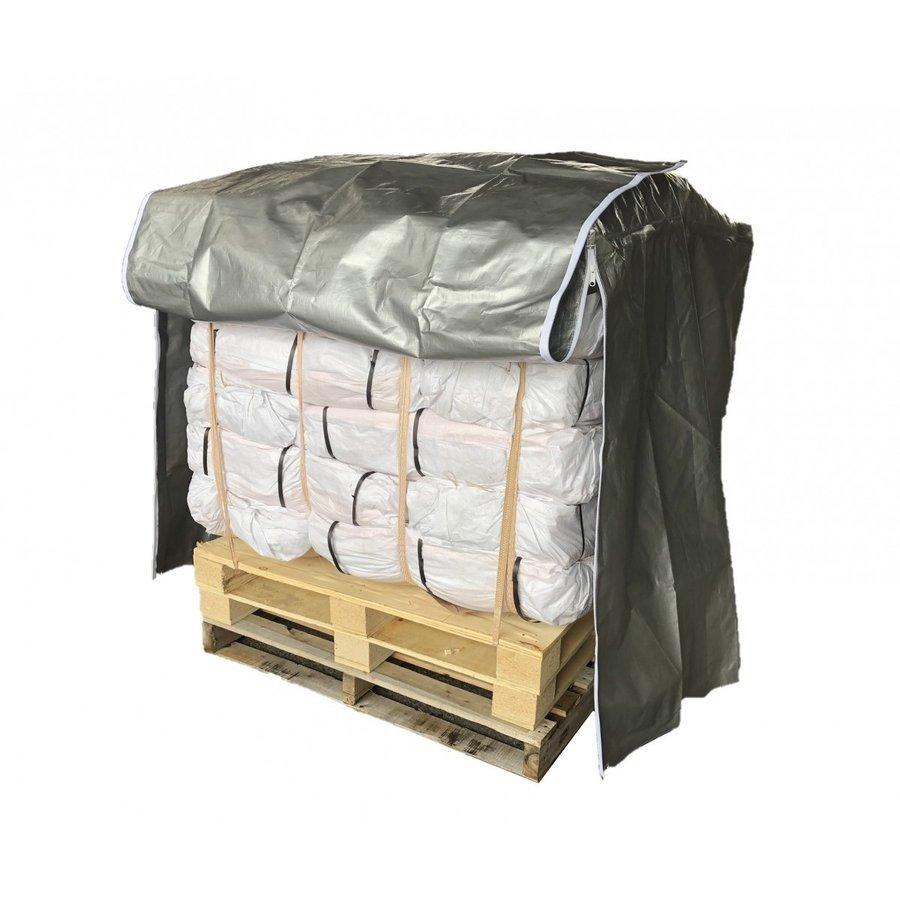 UVシート#4000 シルバー パレットカバー 1200mm×1200ｍｍ×高さ1200ｍｍ ファスナー付き オーダー承ります |  | 02