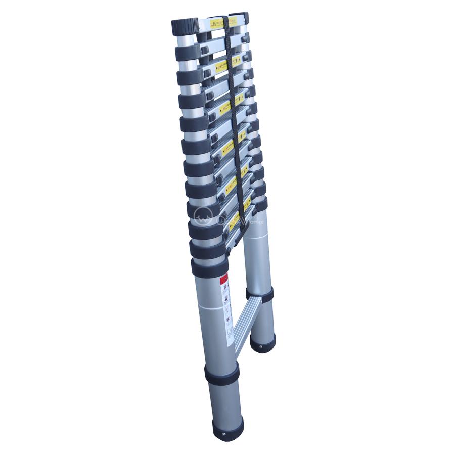 伸縮式はしご 3.8ｍ アルミ製 手挟み防止ストッパー付き 法人様送料無料 個人様別途送料 |  | 04