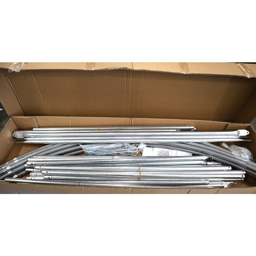 小型ハウス 2坪 長さ3m×幅2m×高さ2m 法人個人送料無料 簡易ガレージ フラワーハウス 菜園ビニールハウス ビニールハウス |  | 04