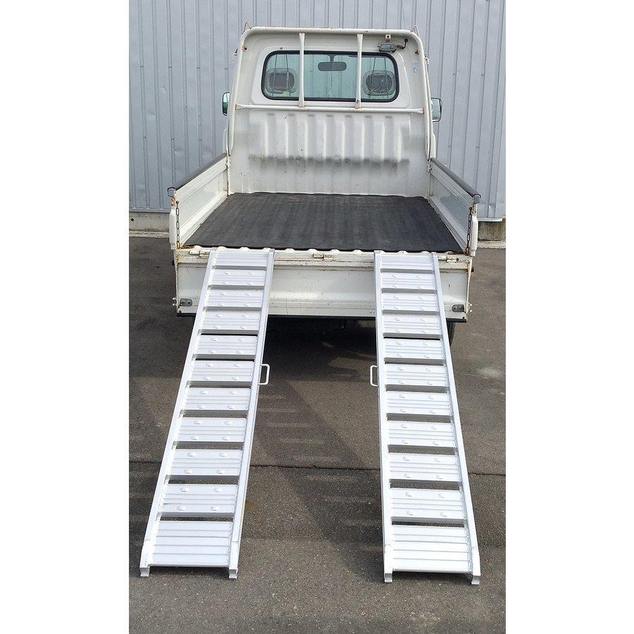アルミブリッジ 長さ210cm×幅30cm 最大積載1200kg 2本セット : MEGA 