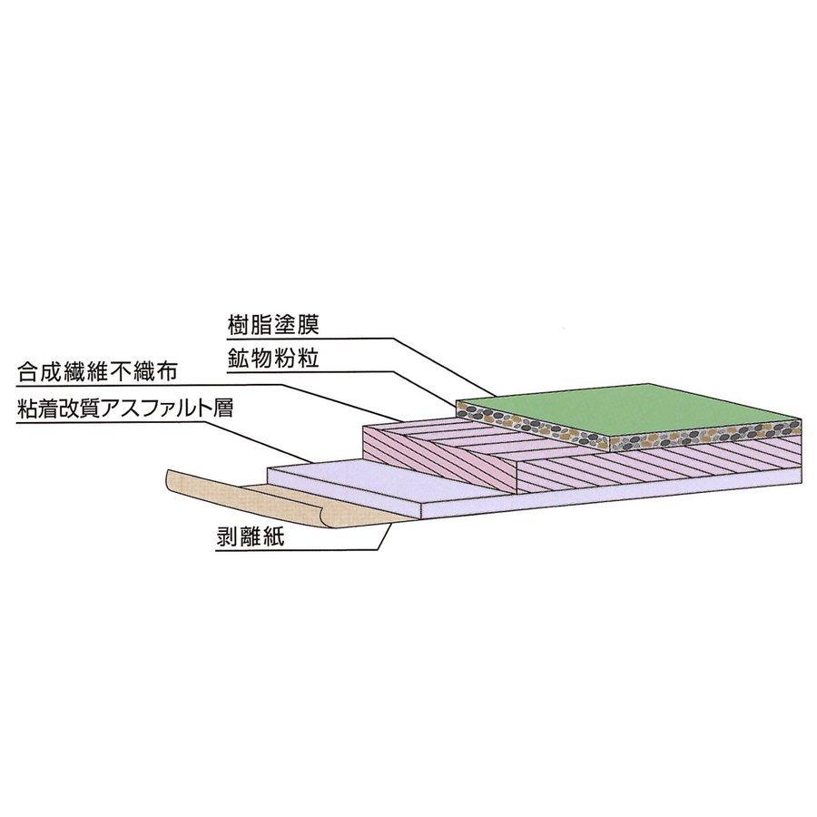 粘着層付き改質アスファルトルーフィング スーパールーフ2号 強粘着タイプ 1.2mm 1ｍｘ16ｍ 23kg 屋根下葺材 三島工業 |  | 01