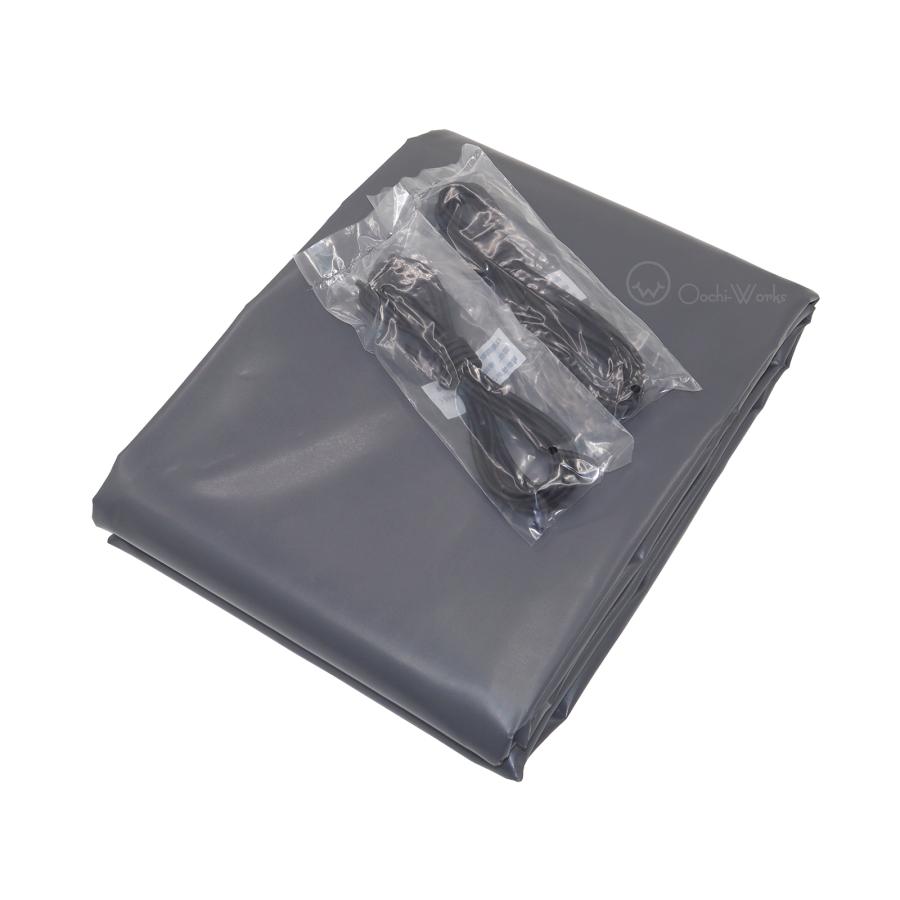 バンジーコード 10本付 トラックシート グレー 1号 1.9m×2.1m 送料無料 軽トラック 軽トラシート エステル帆布 荷台シート 荷台カバー シートカバー 幌シート |  | 02