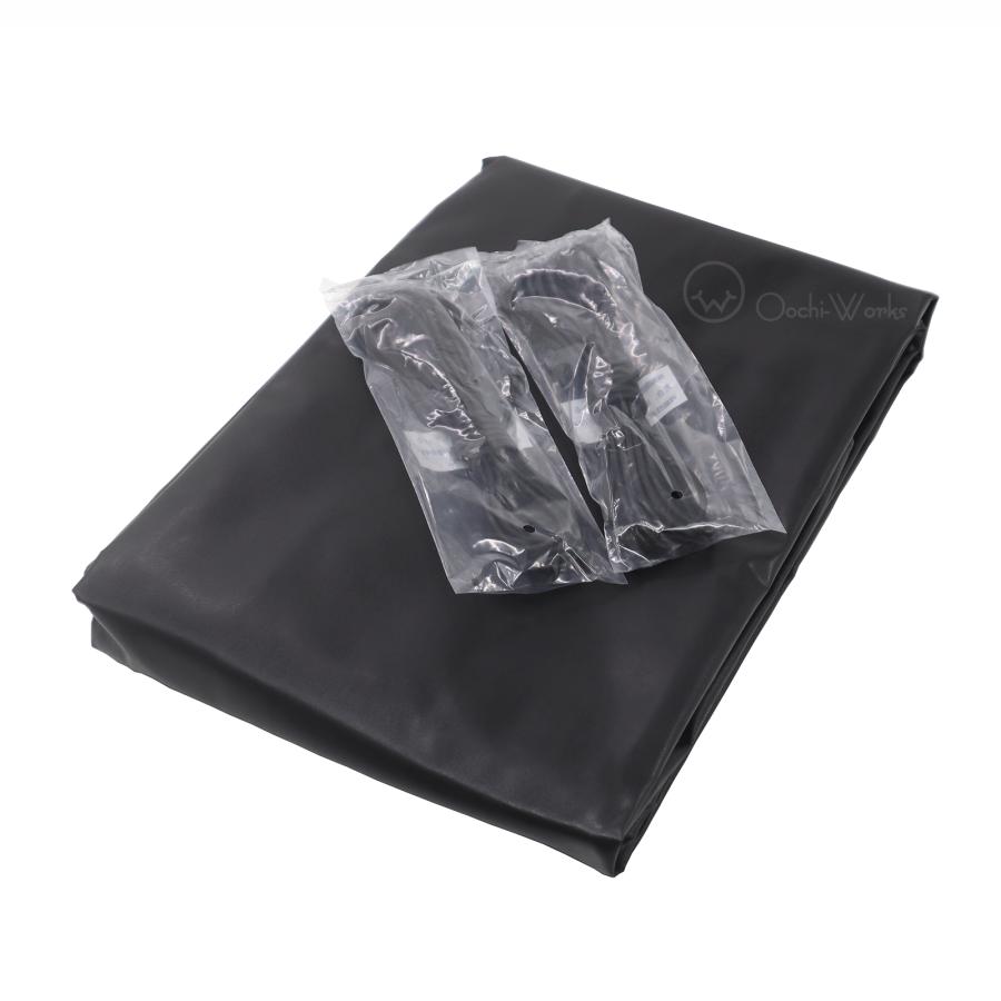 バンジーコード 10本付 トラックシート ハイゼットジャンボ用シート 伸縮式荷台ポールセット スロープ型 ブラック エステル帆布トラックシート 荷台シート |  | 09