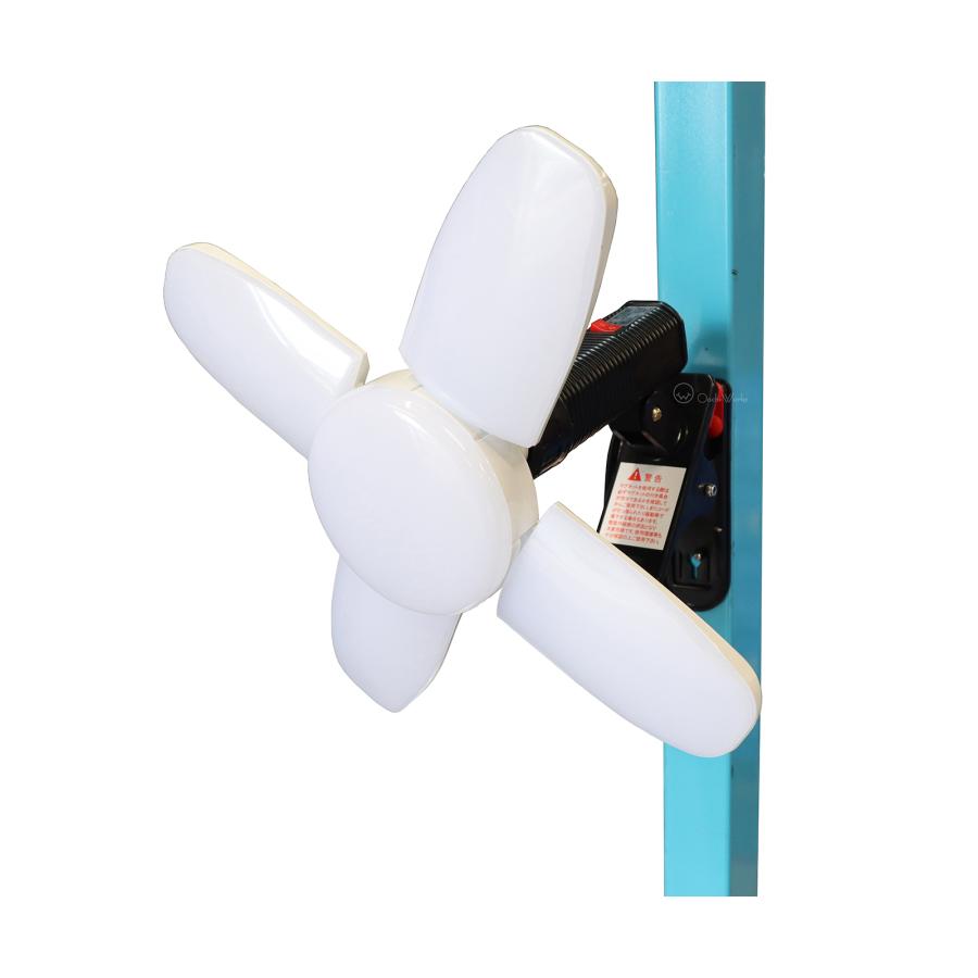 LED電球付クリップランプ スーパールミネX60 LA-6005-LED 屋内用 WING