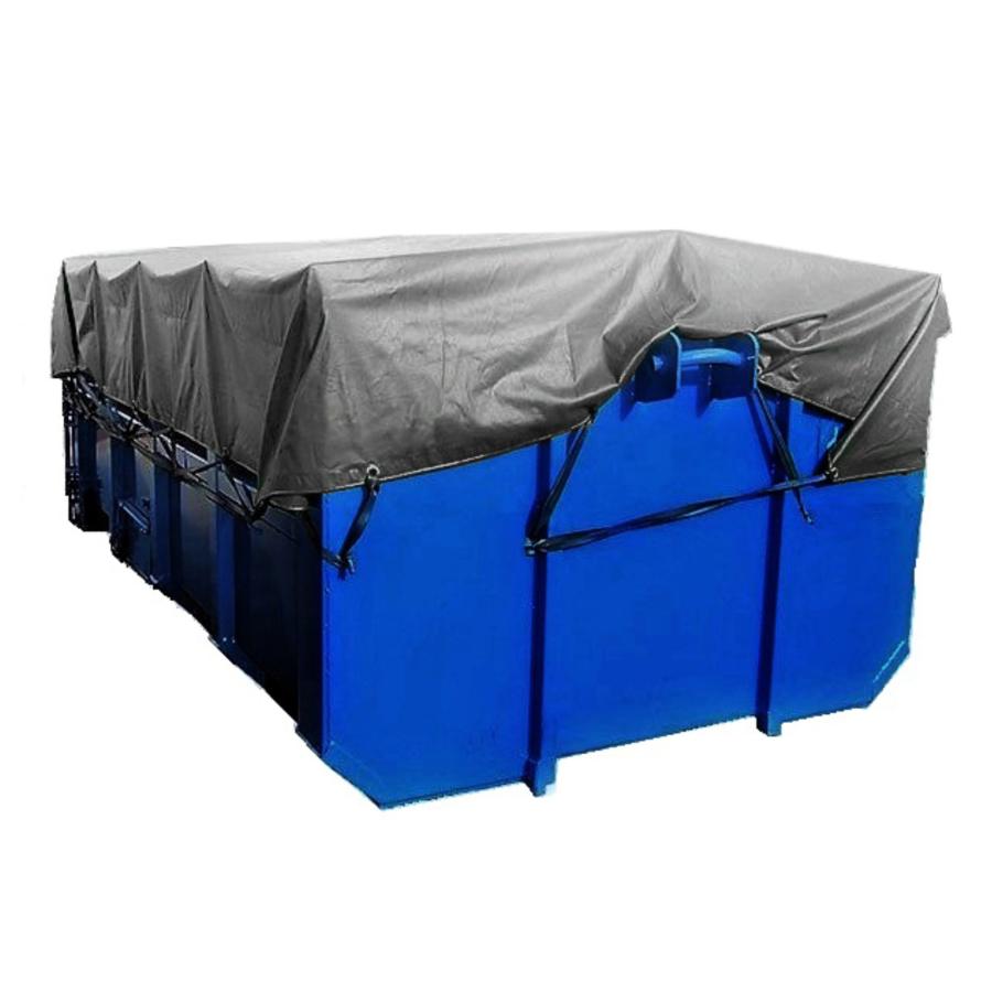 トラックシート グレー 3.0ｍ×5.0ｍ ゴムバンド20本付き アームロールコンテナ 産廃用シート コンテナ用シート 2tロング用トラックシート |  | 03