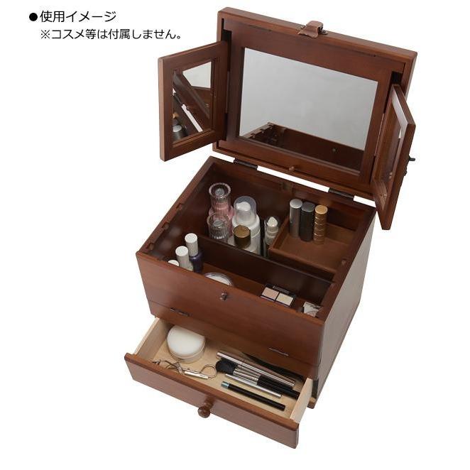 茶谷産業 Made in Japan 日本製 コスメティックボックス 三面鏡 020-108 茶谷産業 Made in Japan 日本製 コスメティックボックス 三面鏡