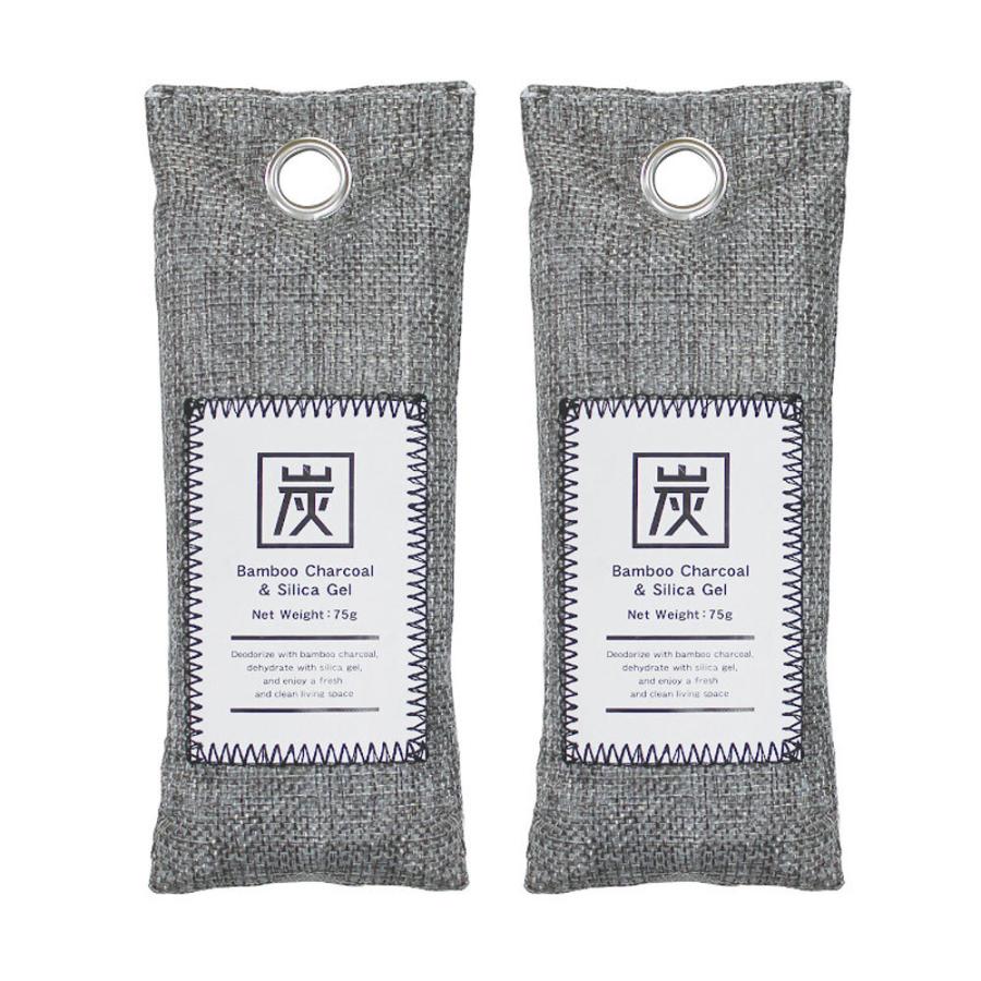 竹炭 除湿消臭バッグ 約75g×2個入 × 60点_2