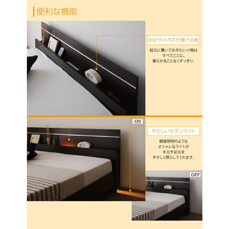 買い方 ベッドフレーム 連結ベッド マットレス付き 親子で寝られる 将来分割できる連結ベッド ポケットコイルマットレス付き ワイドK260 SD+D
